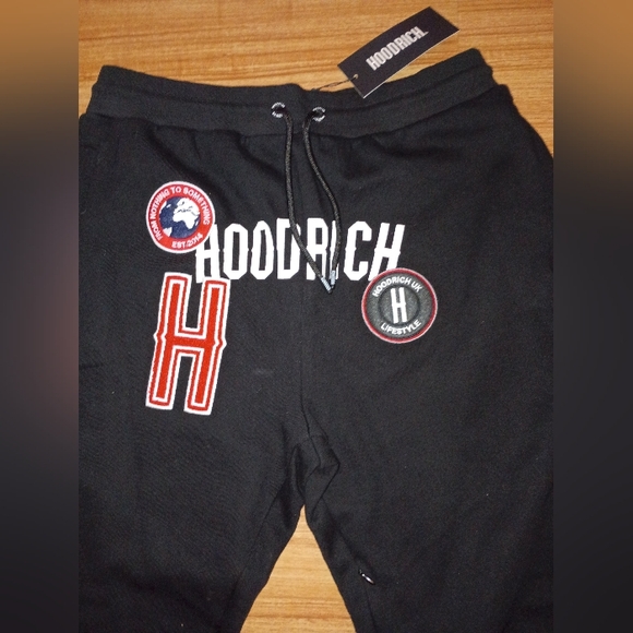 Men's Hoodrich Pacific Joggers Black Size Large - Picture 12 of 15